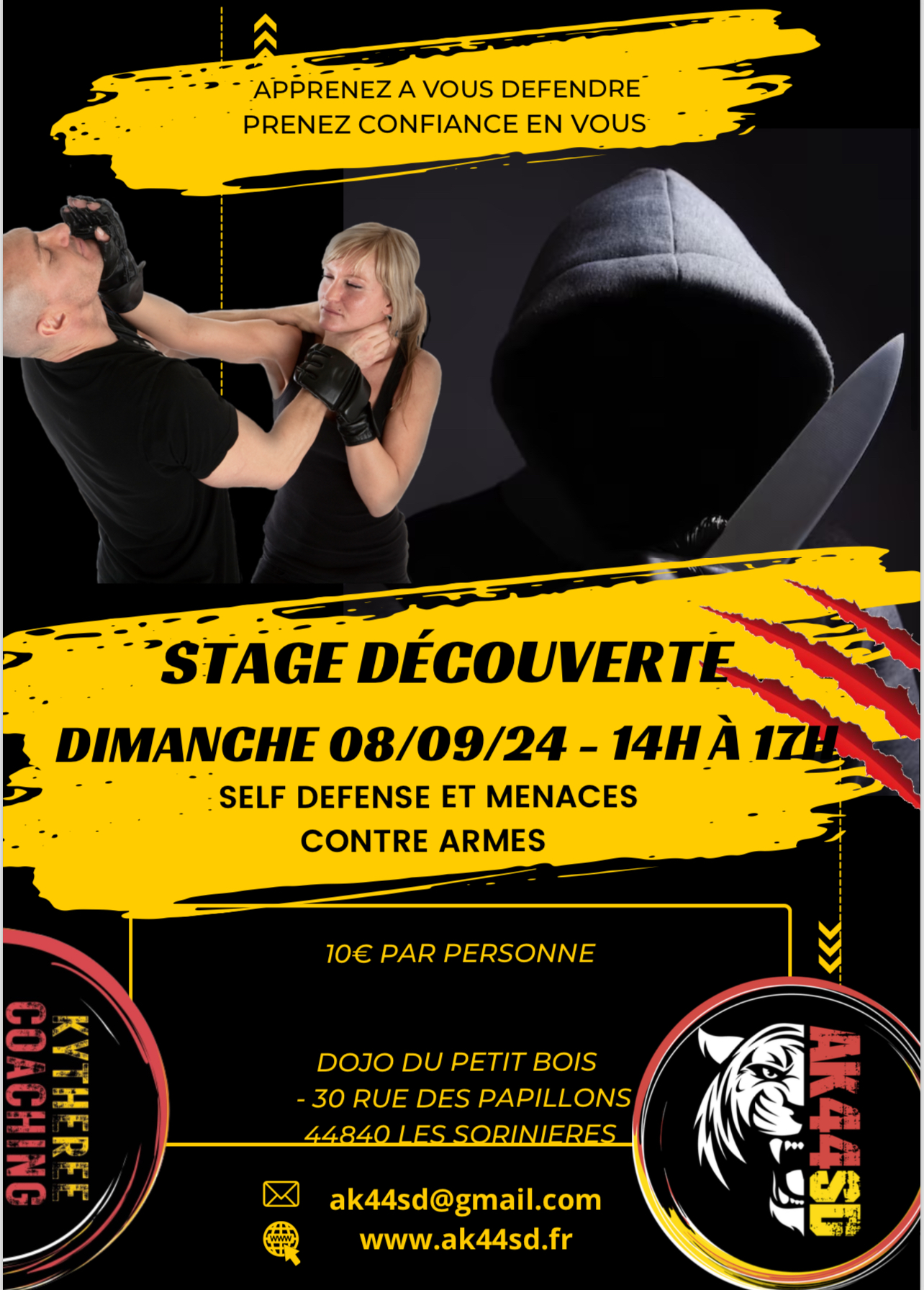 Stage découverte ouvert à partir de 13 ans sans inscription.